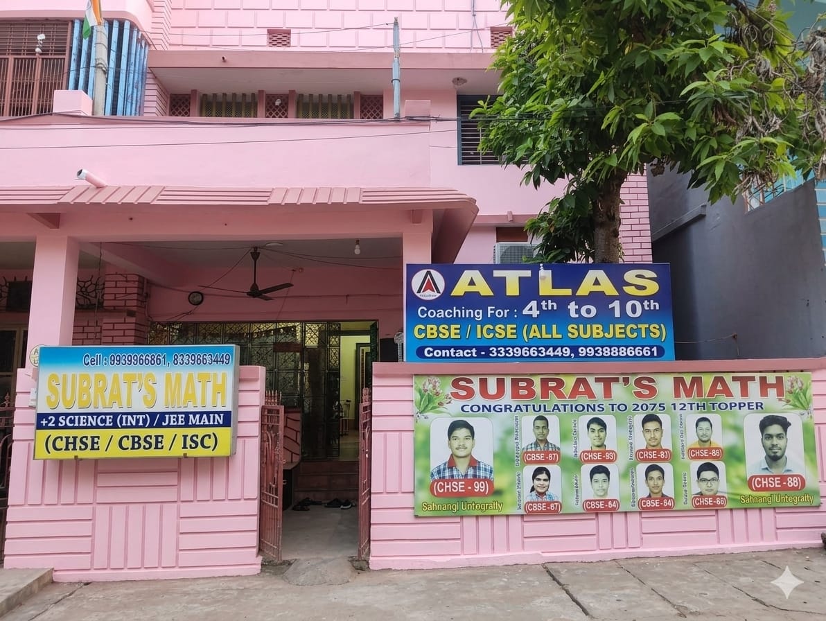 ATLAS coaching institute building entrance